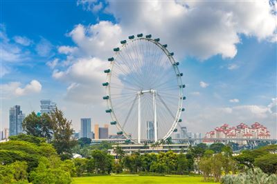 Riesenrad - Singapore Flyer in Singapur